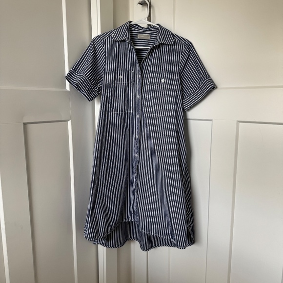 Everlane The Daytripper Button-Down Shirt Dress 100% Cotton Stripe Size XS - Picture 5 of 9